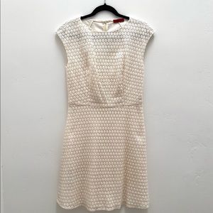 Hugo Hugo Boss Cream Off White Dress Ketty